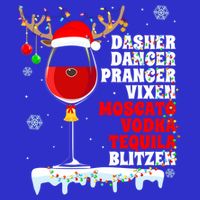 Dasher Dancer Prancer Vixen Moscato Vodka Tequila Blitzen Gift 16 in Basic Backpack