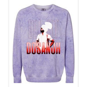 Diljit Dosanjh Punjabi Singer Desi Apparel Punjabi Colorblast Crewneck Sweatshirt