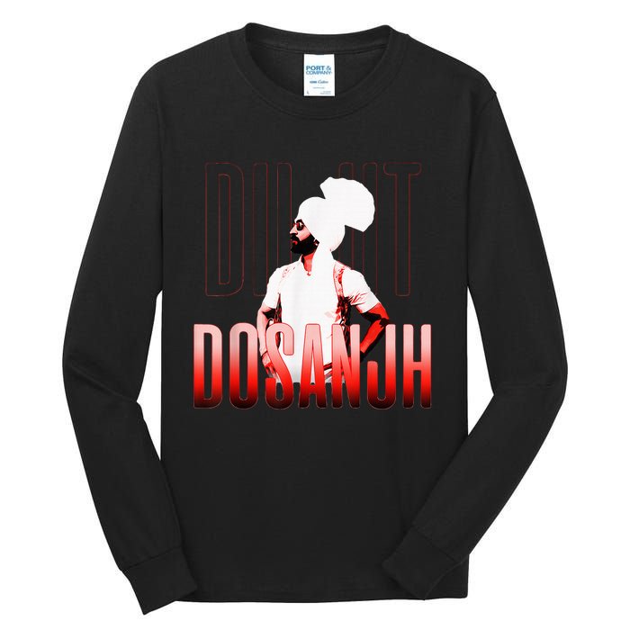 Diljit Dosanjh Punjabi Singer Desi Apparel Punjabi Tall Long Sleeve T-Shirt