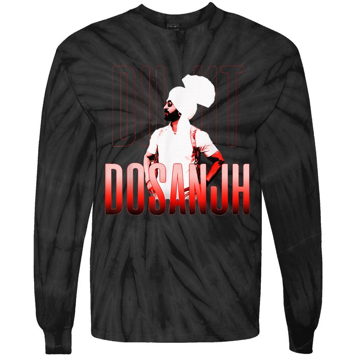 Diljit Dosanjh Punjabi Singer Desi Apparel Punjabi Tie-Dye Long Sleeve Shirt