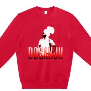 Diljit Dosanjh Punjabi Singer Desi Apparel Punjabi Premium Crewneck Sweatshirt