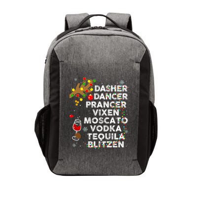 Dasher Dancer Prancer Vixen Moscato Vodka Tequila Blitzen Vector Backpack