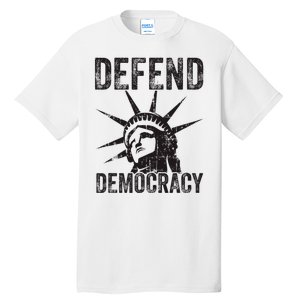 Defend Democracy Protect Voting Rights Save Vote Election Tall T-Shirt