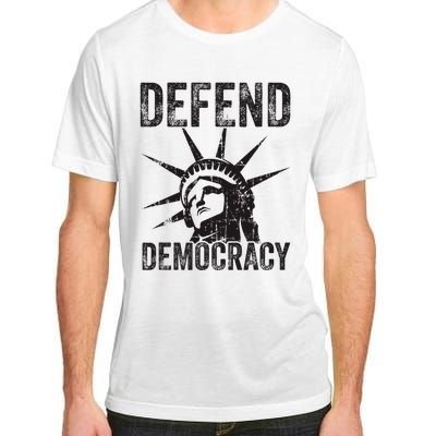 Defend Democracy Protect Voting Rights Save Vote Election Adult ChromaSoft Performance T-Shirt