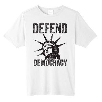 Defend Democracy Protect Voting Rights Save Vote Election Tall Fusion ChromaSoft Performance T-Shirt