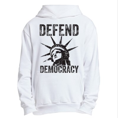 Defend Democracy Protect Voting Rights Save Vote Election Urban Pullover Hoodie