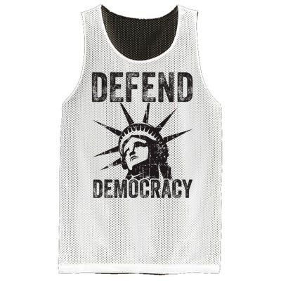 Defend Democracy Protect Voting Rights Save Vote Election Mesh Reversible Basketball Jersey Tank