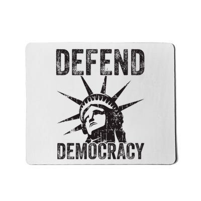 Defend Democracy Protect Voting Rights Save Vote Election Mousepad