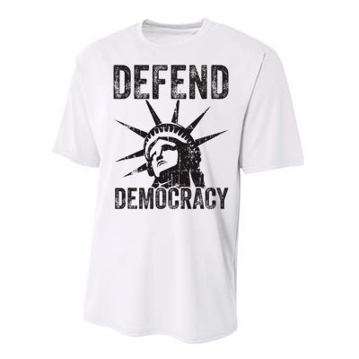 Defend Democracy Protect Voting Rights Save Vote Election Performance Sprint T-Shirt