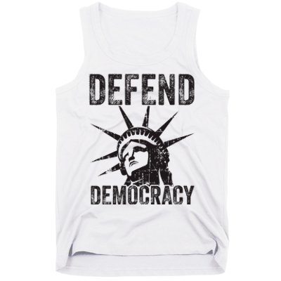 Defend Democracy Protect Voting Rights Save Vote Election Tank Top