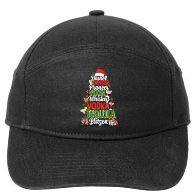 Dasher Dancer Prancer Vixen Moscato Vodka Tequila Blitzen 7-Panel Snapback Hat