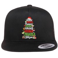 Dasher Dancer Prancer Vixen Moscato Vodka Tequila Blitzen Flat Bill Trucker Hat