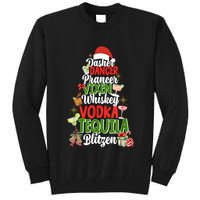 Dasher Dancer Prancer Vixen Moscato Vodka Tequila Blitzen Tall Sweatshirt