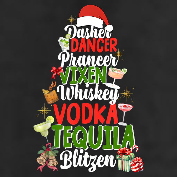 Dasher Dancer Prancer Vixen Moscato Vodka Tequila Blitzen 25L Jumbo Tote