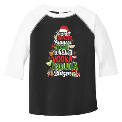 Dasher Dancer Prancer Vixen Moscato Vodka Tequila Blitzen Toddler Fine Jersey T-Shirt