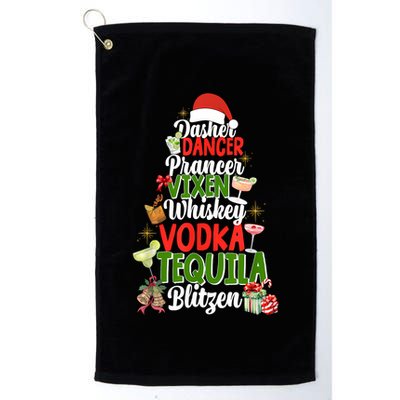 Dasher Dancer Prancer Vixen Moscato Vodka Tequila Blitzen Golf Towel