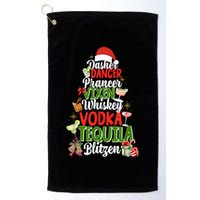 Dasher Dancer Prancer Vixen Moscato Vodka Tequila Blitzen Golf Towel