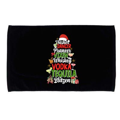Dasher Dancer Prancer Vixen Moscato Vodka Tequila Blitzen Microfiber Hand Towel