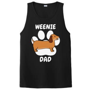 Dachshund Dad Papa Daddy Pa Father For Father’s Day Doxie PosiCharge Competitor Tank