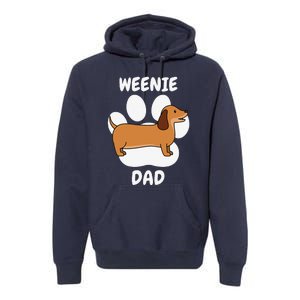 Dachshund Dad Papa Daddy Pa Father For Father’s Day Doxie Premium Hoodie