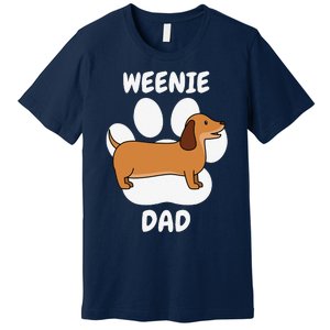 Dachshund Dad Papa Daddy Pa Father For Father’s Day Doxie Premium T-Shirt