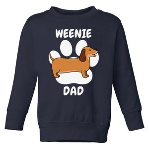 Dachshund Dad Papa Daddy Pa Father For Father’s Day Doxie Toddler Sweatshirt