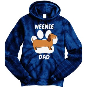 Dachshund Dad Papa Daddy Pa Father For Father’s Day Doxie Tie Dye Hoodie