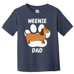 Dachshund Dad Papa Daddy Pa Father For Father’s Day Doxie Toddler T-Shirt