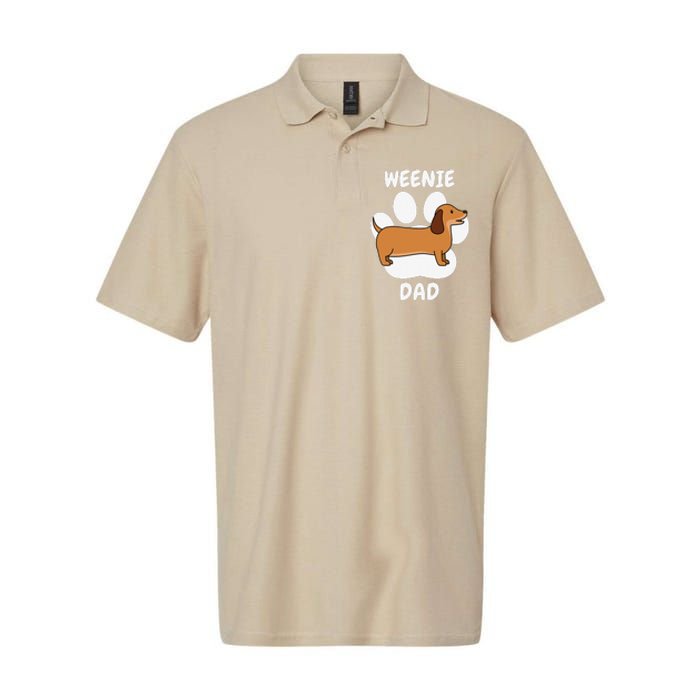 Dachshund Dad Papa Daddy Pa Father For Father’s Day Doxie Softstyle Adult Sport Polo