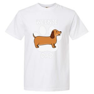 Dachshund Dad Papa Daddy Pa Father For Father’s Day Doxie Garment-Dyed Heavyweight T-Shirt