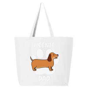 Dachshund Dad Papa Daddy Pa Father For Father’s Day Doxie 25L Jumbo Tote