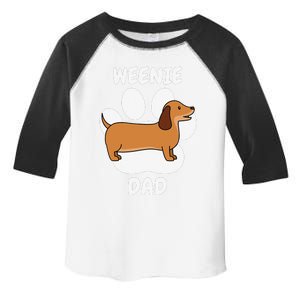 Dachshund Dad Papa Daddy Pa Father For Father’s Day Doxie Toddler Fine Jersey T-Shirt