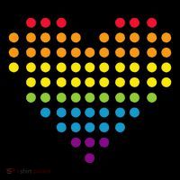 Dot Day Polka Dots Dotted Heart Flexfit Unipanel Trucker Cap