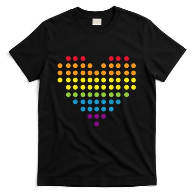 Dot Day Polka Dots Dotted Heart T-Shirt