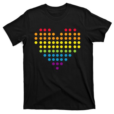 Dot Day Polka Dots Dotted Heart T-Shirt