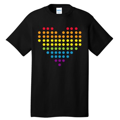 Dot Day Polka Dots Dotted Heart Tall T-Shirt