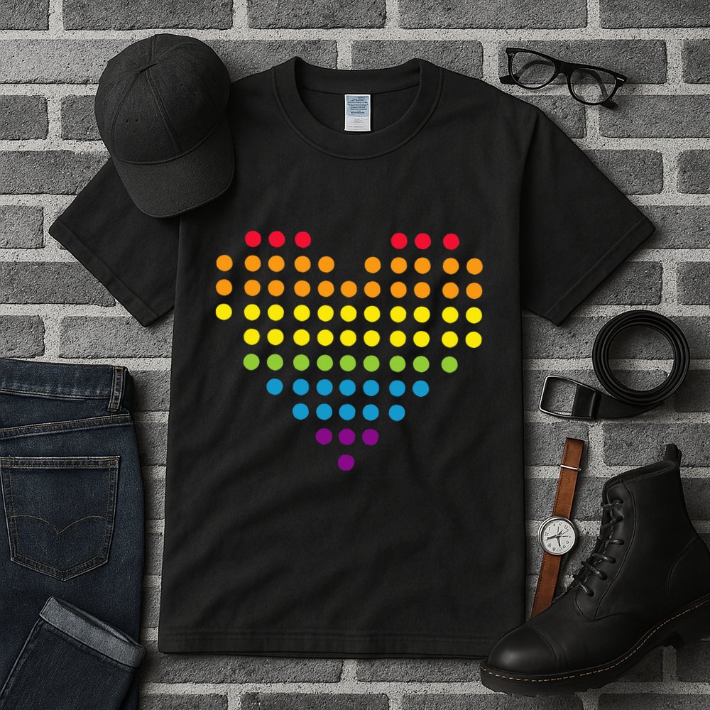 Dot Day Polka Dots Dotted Heart Tall T-Shirt