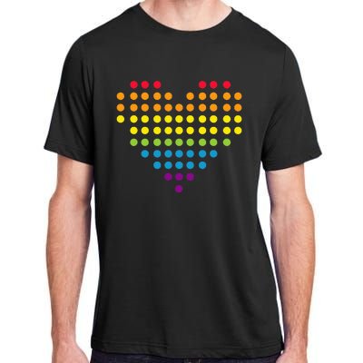 Dot Day Polka Dots Dotted Heart Adult ChromaSoft Performance T-Shirt