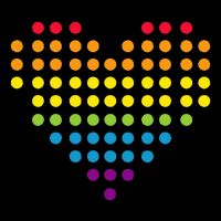 Dot Day Polka Dots Dotted Heart Youth Performance Sprint T-Shirt