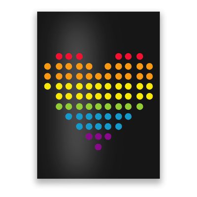 Dot Day Polka Dots Dotted Heart Poster