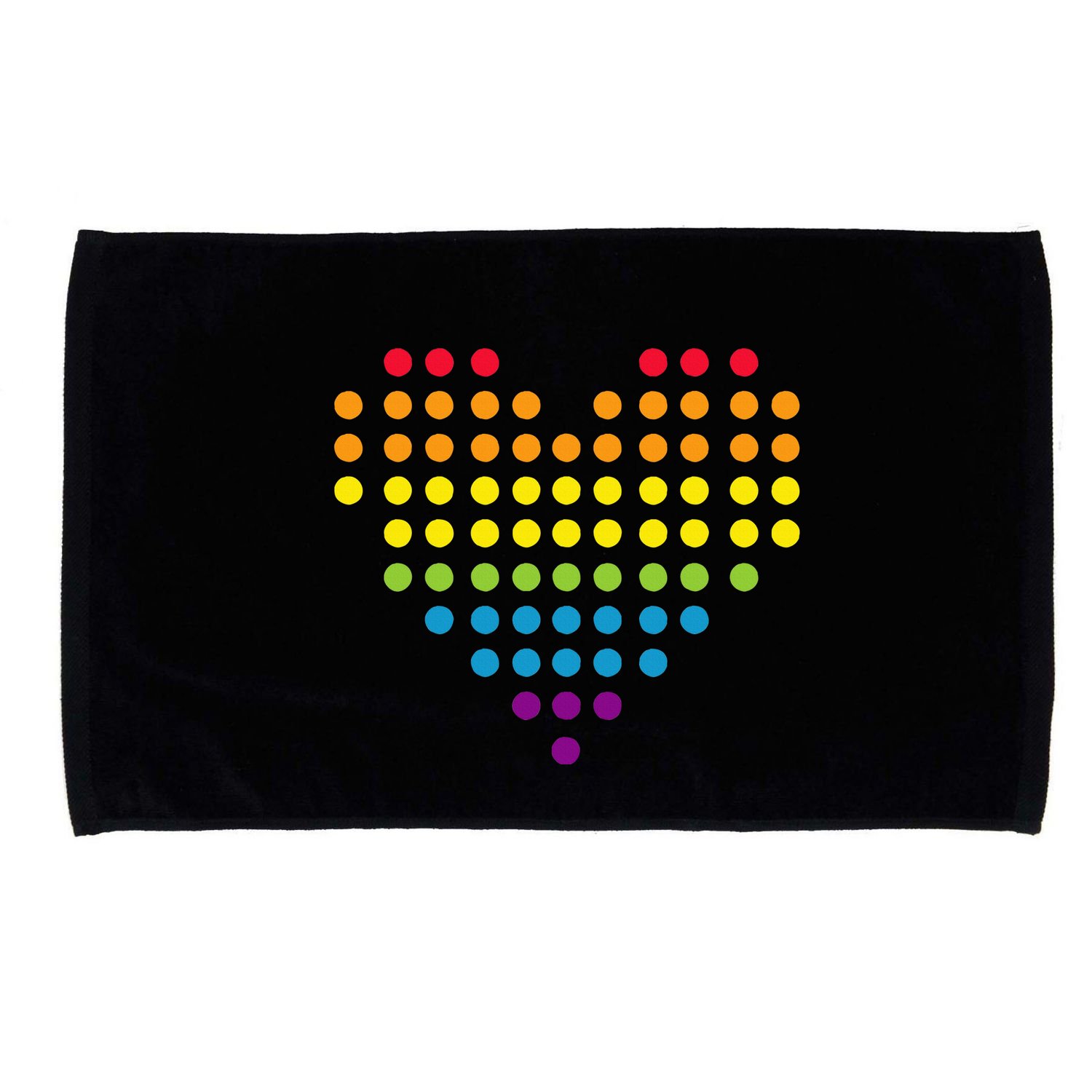 Dot Day Polka Dots Dotted Heart Microfiber Hand Towel