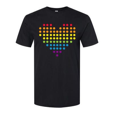 Dot Day Polka Dots Dotted Heart Softstyle CVC T-Shirt