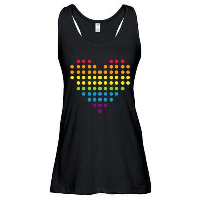 Dot Day Polka Dots Dotted Heart Ladies Essential Flowy Tank