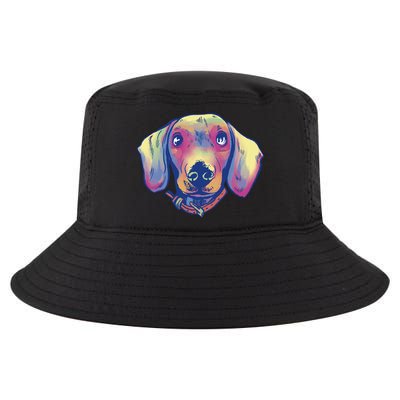 Dachshund Dog Portrait Cool Comfort Performance Bucket Hat