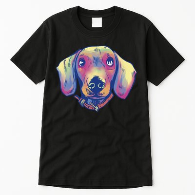 Dachshund Dog Portrait Tall T-Shirt