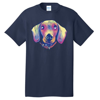 Dachshund Dog Portrait Tall T-Shirt