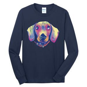 Dachshund Dog Portrait Tall Long Sleeve T-Shirt