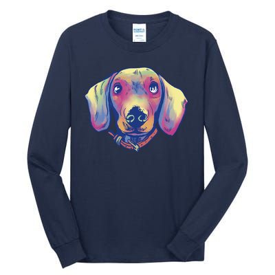 Dachshund Dog Portrait Tall Long Sleeve T-Shirt