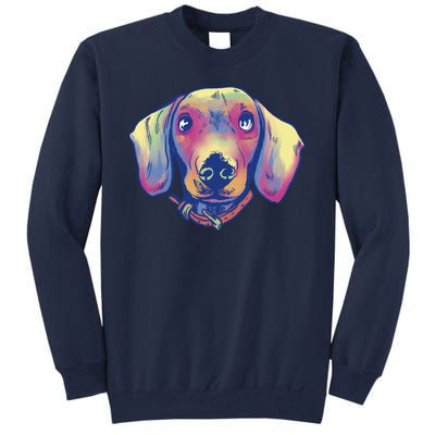 Dachshund Dog Portrait Tall Sweatshirt