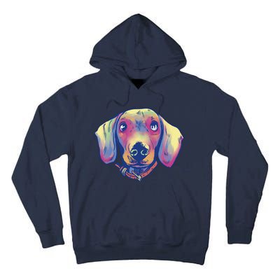 Dachshund Dog Portrait Tall Hoodie